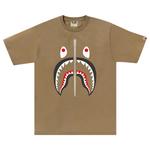 Футболка BAPE Shark Tee, Beige - фото