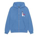 Худи Stussy Kingpin Zip Hoodie, Pacific - фото