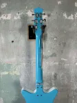 Danelectro 59M NOS с двойным вырезом 2010-х - Baby Come Back Blue - фото 8