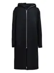 Пальто на молнии с капюшоном Rick Owens, черный - фото