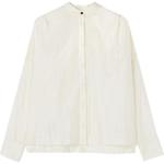 Рубашка Long-sleeve Collarless Shirt JIL SANDER, белый - фото 3