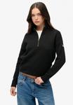 Джемпер Superdry & Co SLOUCHY HALF ZIP, Black - фото