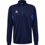 Толстовка hmlauthentic с полумолнией Hummel, синий - фото