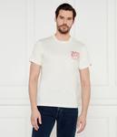 Футболка мужская Replay с принтом на спине, экрю - фото