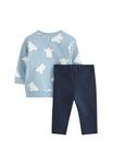 Толстовка Lindex SET , Light Dusty Blue/Light Blue - фото 2