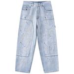 Джинсы унисекс MIND ERROR, Синий - фото