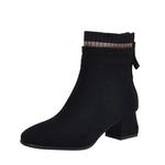 Ботильоны женские 5 см Devanro, Beige - фото