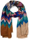Шарф styleBREAKER, цвет braun/beige/bunt - фото