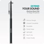 Movo Photo CMP-17C Boompole with Internal XLR Cable CMP-17C - фото 2