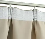 Плотные шторы с крючками, 2 шт., бежевые, 140х245 см DKD HOME DECOR - фото 3