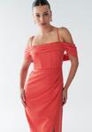 Платье BWLDR BISMARCK DRESS, Coral/Orange - фото 5
