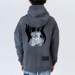 Светящийся в темноте худи с мишкой WE11DONE, серый - фото 6