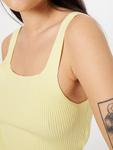 Вязаный топ Urban Classics, цвет Light yellow - фото 3