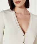 Кардиган Regular fit Liu Jo, экрю - фото 4