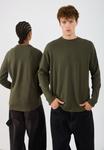 Топ YOURTURN LONG SLEEVED WAFFLE TOP UNISEX, Khaki /Khaki - фото 3