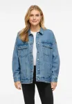 Kira geknöpfte denim jacket Vila, Light Blue Denim - фото