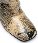 Кожаные ботинки с эффектом змеиной кожи Marni - фото 6