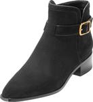 Cole Haan womens Norella Buckle, Black Suede - фото