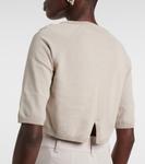 Укороченный хлопковый кардиган Pam S Max Mara, Pearl - фото 5