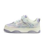 Детские скейтбордические кроссовки Kids WARRIOR, бежево-фиолетовые - фото