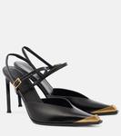 Кожаные мюли Etro, черный - фото