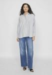 Блузка на пуговицах LANGARM VILA, серый - фото 3