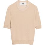 Вязаный топ SS24 женский хаки AMIPARIS - фото 2