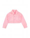 Джинсовая куртка для девочек Fun & Fun, розовый - фото