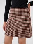 Мини-юбка Julissa Check Part Two, Tawny Ganache - фото 4