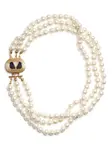 Колье с жемчугом VALENTINO GARAVANI, золотой - фото
