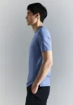 Простая футболка Mango, Blue - фото 4