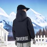 Детская пуховая куртка Converse, оранжевый - фото 7