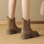 Ботинки Челси женские Josiny, хаки - фото 11