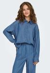 Блуза ONLY Button-down blouse, Blu Denim/Blue Denim - фото