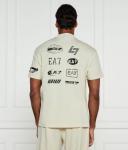 Футболка мужская Ea7 с принтом, бежевый - фото 3