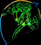 Шлем Icon airflite bugoid blitz - фото 10