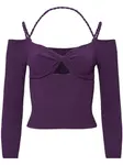 Топ Odin Altuzarra, фиолетовый - фото