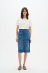 Юбка миди InWear Skirt Janny, синий деним - фото 3