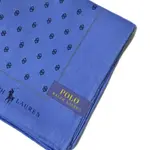 Polo Ralph Lauren Хлопковый шелковый шарф унисекс синий, Blue - фото 3