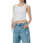 Широкие джинсы Alexander Wang, синий - фото 6