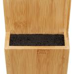 Двухъярусная подставка для ножей Relaxdays из бамбука - фото 8