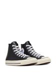 Кеды Converse Chuck 70 Leather Hi "Black", черный - фото 2