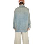 Джиновая рубашка на пуговицах Acne Studios, средний синий - фото 3