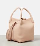 Сумка-шоппер Bale Small из кожи Loro Piana, Condoglia Marble - фото 4