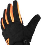 Мотоциклетные перчатки gms rio, Black/Orange - фото 4