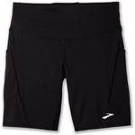 Шорты Spark 8" короткие облегающие Brooks, черный - фото