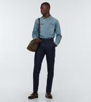 Хлопковая джинсовая рубашка Polo Ralph Lauren, синий - фото 2