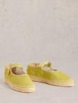 Замшевые эспадрильи Mary Jane White Stuff, Bright Green - фото 4