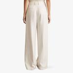 Брюки Reiss Devon широкого кроя из ткани, белый - фото 4