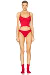 The High Rise Брифы Cou Cou Intimates, Cherry Red - фото 3